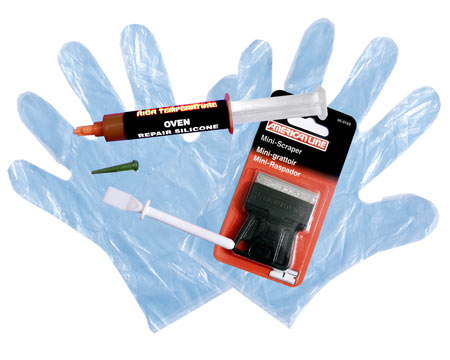 glue oven door adhesive glass kit temperature usa temp silicone