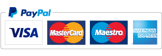 VIsa, MasterCard, Maestro and American Express accepted via PayPal